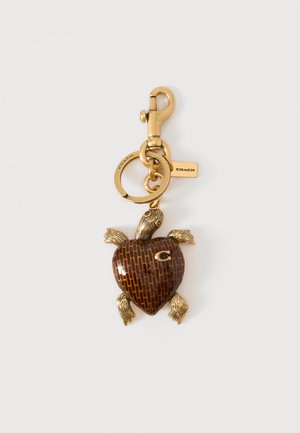 COACH TURTLE CHARM - Krúžok na kľúče - brown/multi-coloured