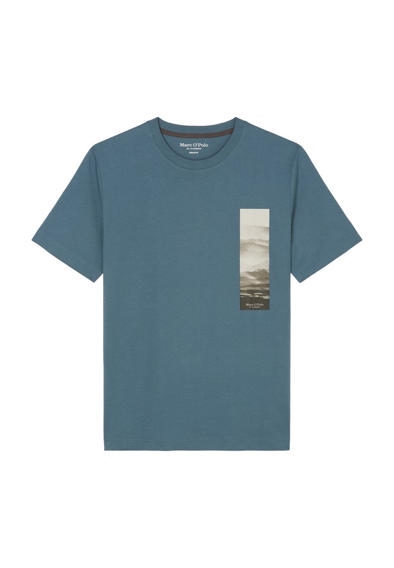 Marc O’Polo T-shirt print blauw