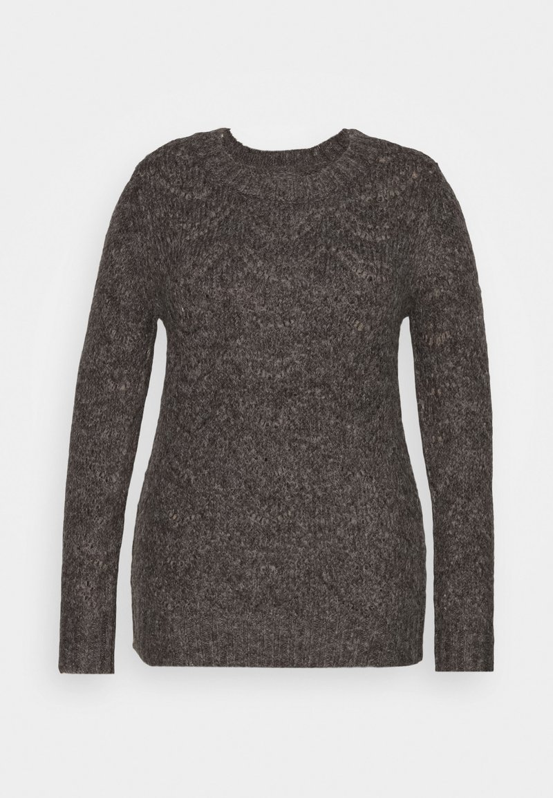 Pieces Maternity Trui donkergrijs gemêleerd Pieces Maternity Trui donkergrijs gemêleerd