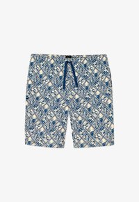 Unausgewählt, beige, blau