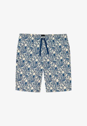 Schiesser, BERMUDA - Nachtwäsche Hose - beige, blau
