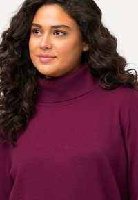 Ulla Popken ROLLKRAGEN BÜNDCHEN - Maglione - ruby