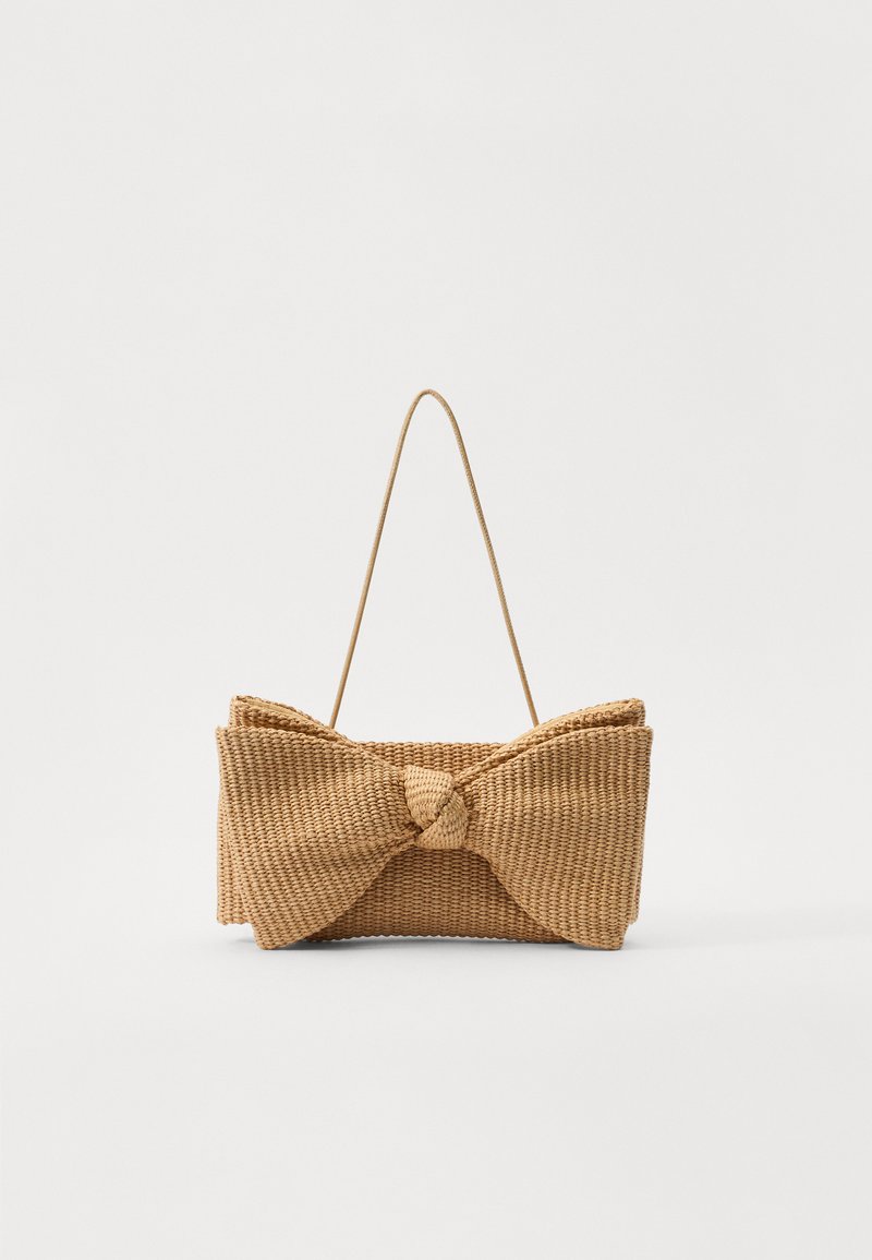 Loeffler Randall VALERIE BOW CLUTCH - Borsa a mano - natural