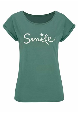 Beach Time Print T-shirt - mint