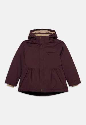 MINI A TURE, WINTER JACKET - Зимно палто - fudge aubergine