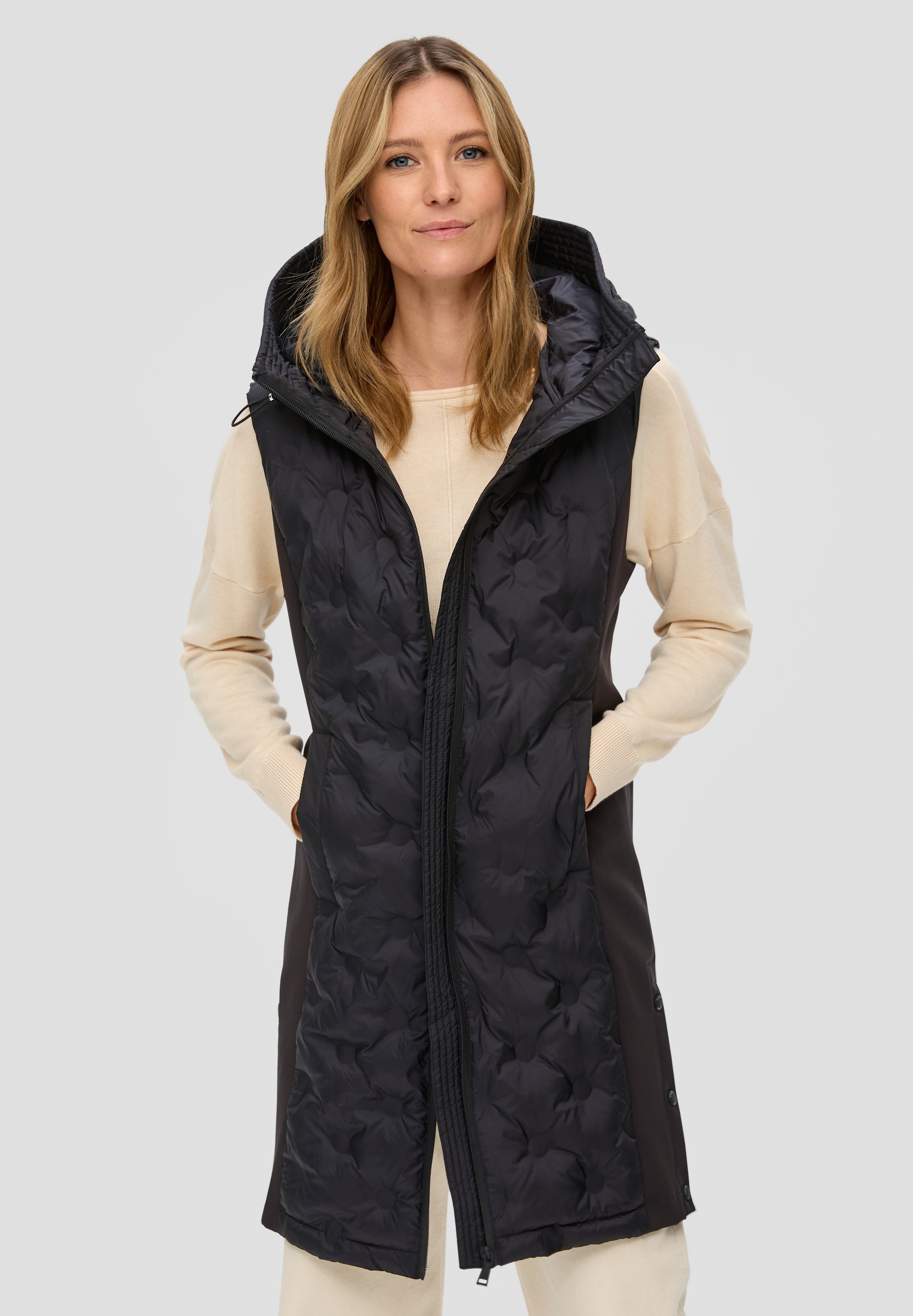 Weste schwarz Zalando
