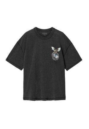 AllSaints, WYVERN SS CREW . - T-shirts print - washed black