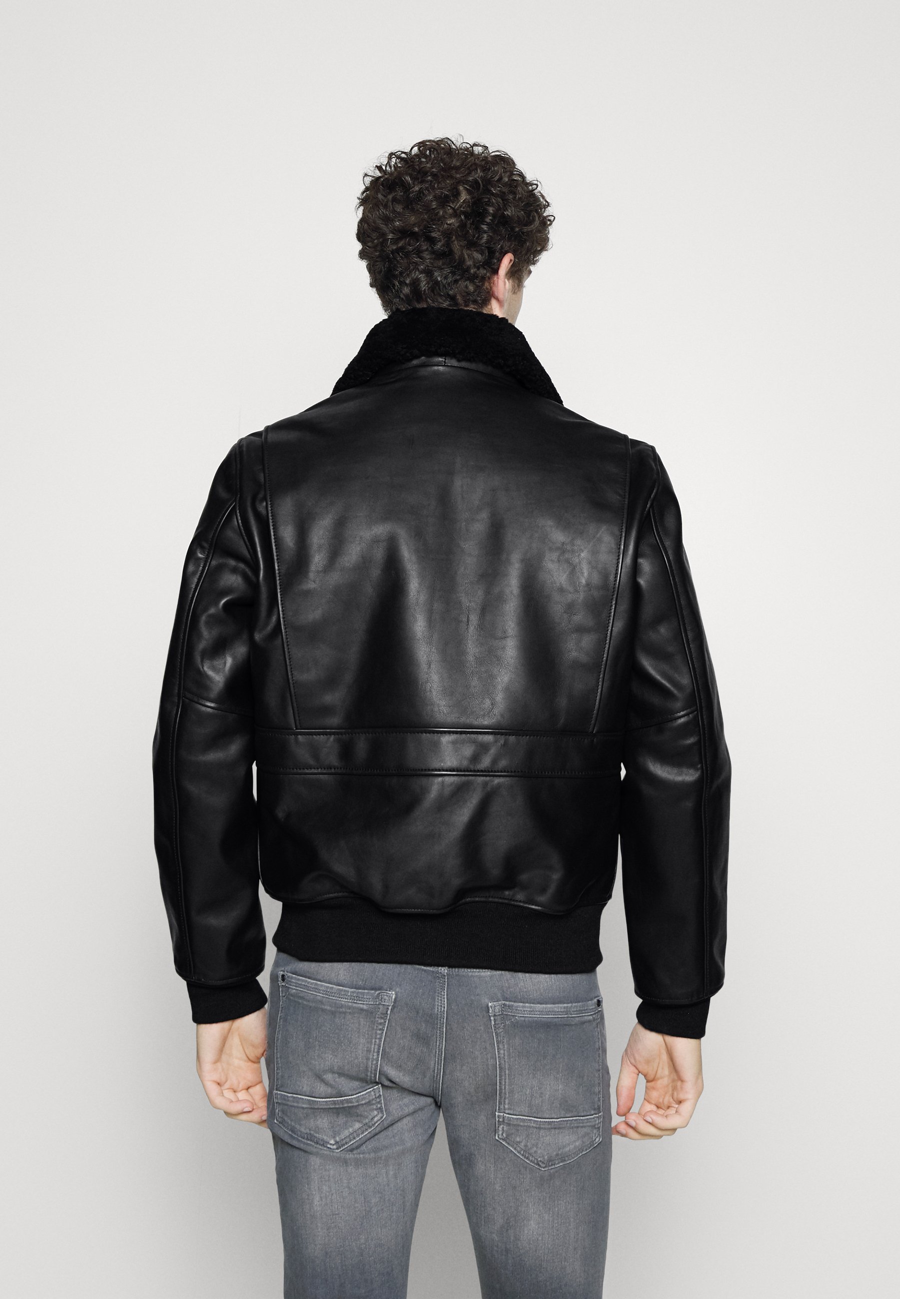 Schott Leather Jacket, Men's, Size: Medium, Black