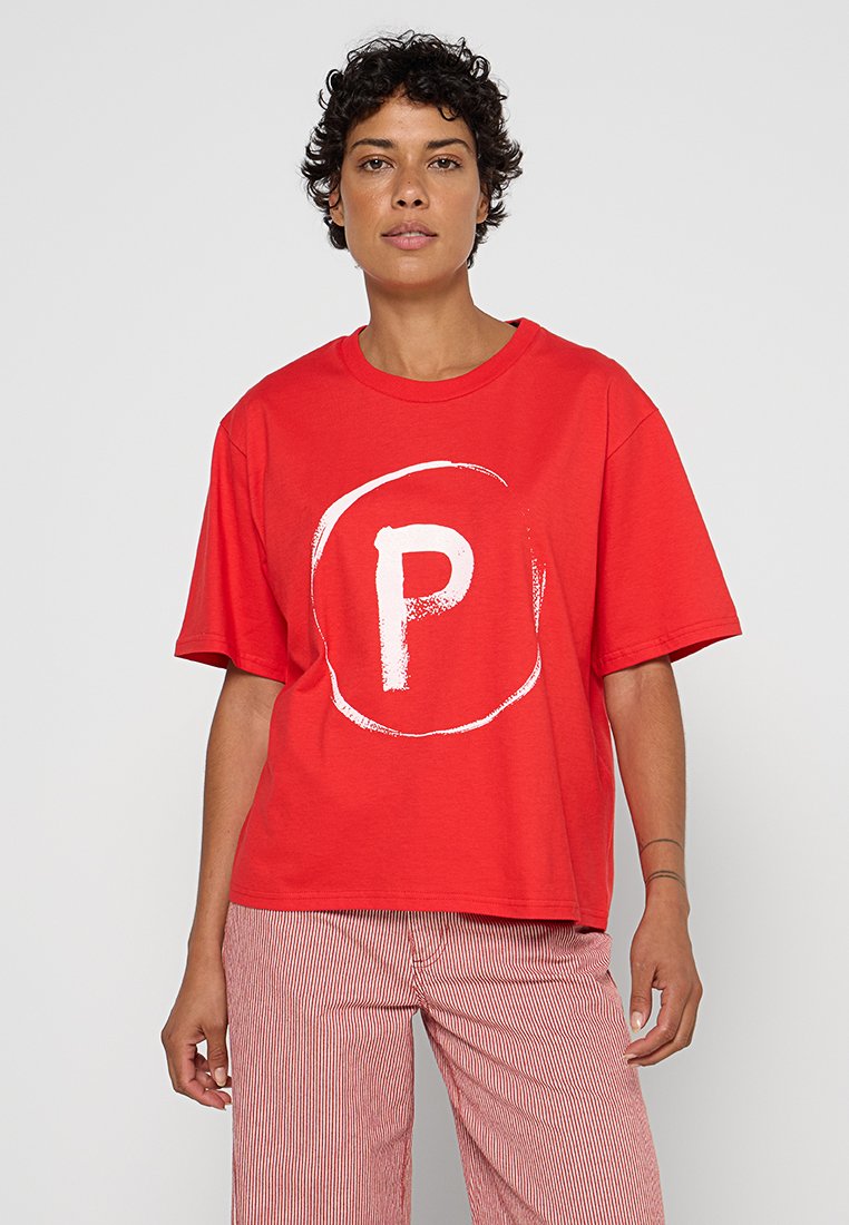 Peuterey T-shirt print rood