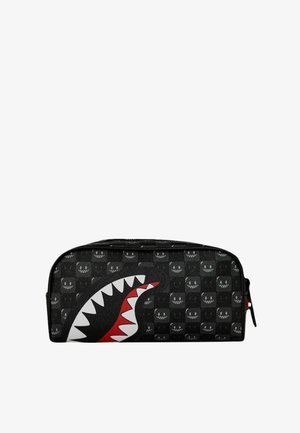 Sprayground, ASTUCCIO SHARKS IN PARIS WTF BUBBLY BLACK CHECK POUCH UNISEX - Monedero - nero