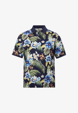 JP1880 SHORT SLEEVE ALL-OVER PRINT - Polo - navy blue