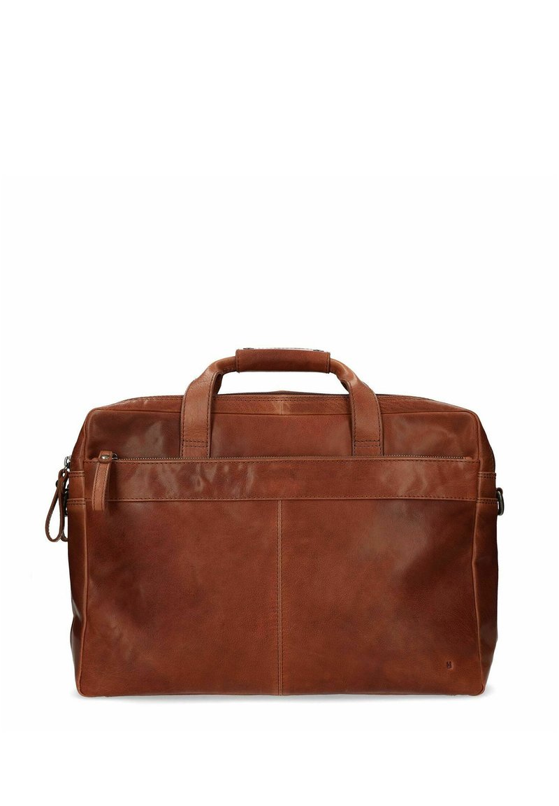Manfield Notebooktasche - cognac