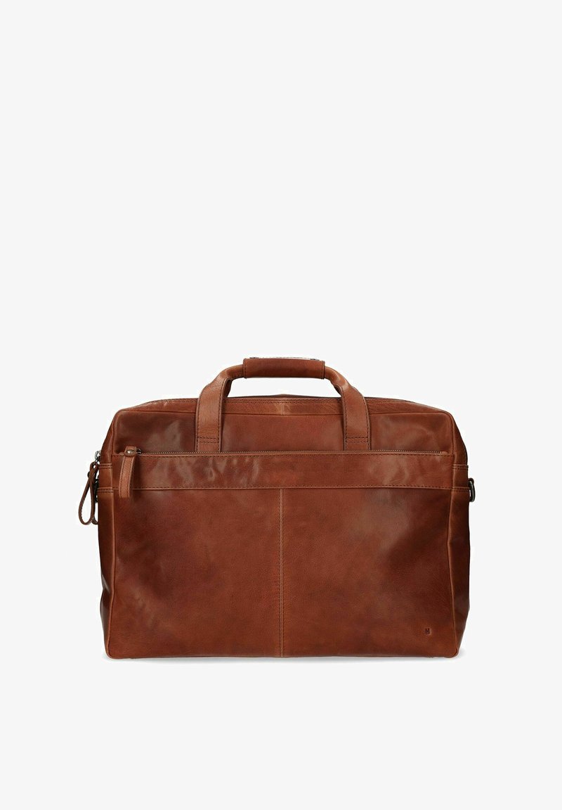 Manfield Laptoptas - cognac
