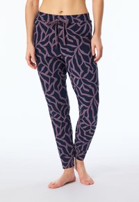 Schiesser MIX RELAX - Pyjamabroek - dunkelblau pflaume