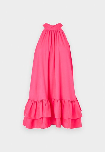 Alice + Olivia ERNA HALTER TIERED MINI DRESS - Robe de soirée - pink