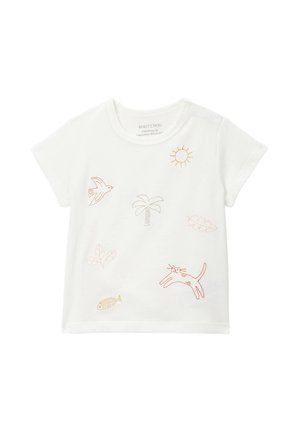 Monoprix, T-shirt imprimé - naturel
