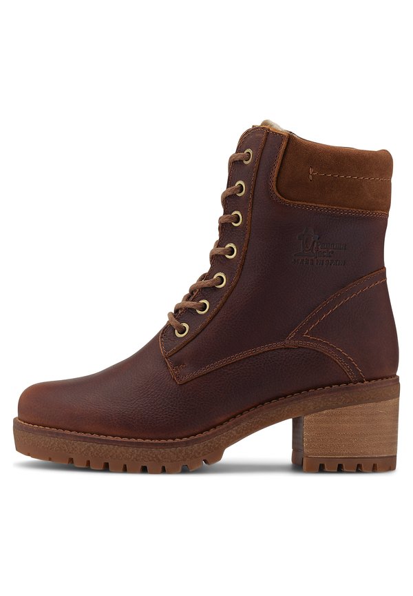 PHOEBE - Lace-up boots - dunkelbraun