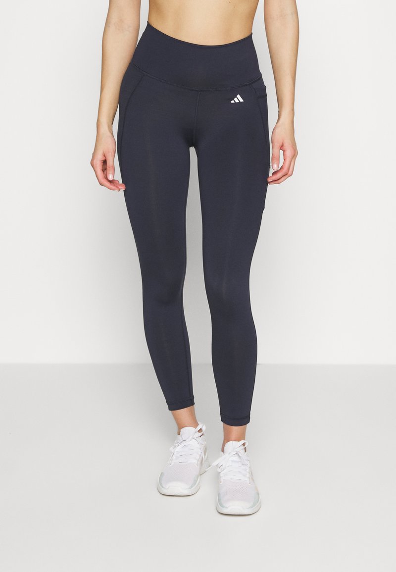 adidas Performance OPTIME STASH POCKET HIGHWAISTED 7/8 Leggings legend ink/dark blue