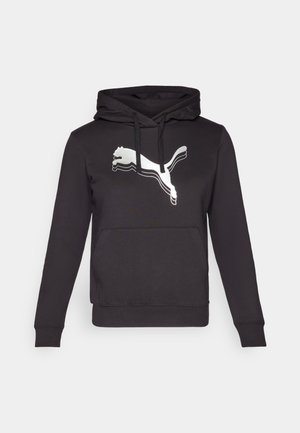 Puma HOODIE - Pulover s kapuco - black/metallic silver
