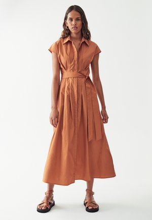 CALLI BONNIE - Shirt dress - tan