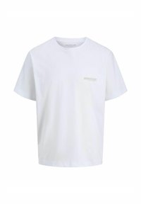 JCOUNION BACK PRINT TEE CREW - Tricou cu imprimeu - bright white