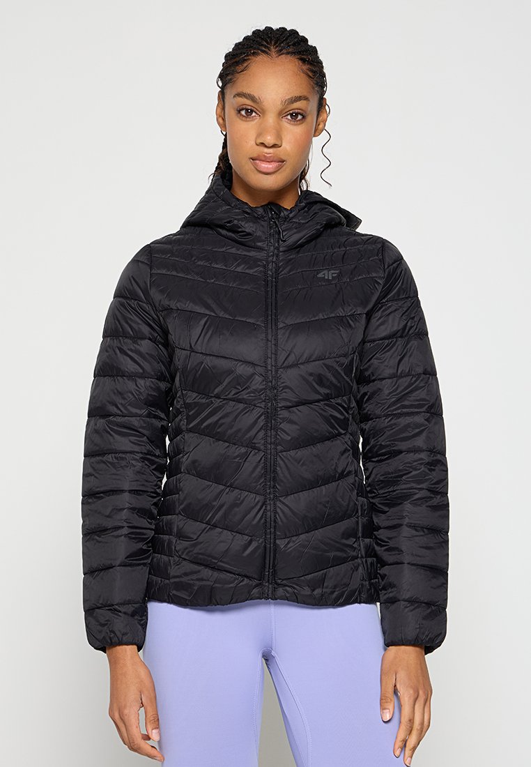 4F Jas gemêleerd zwart 4F Jas gemêleerd zwart