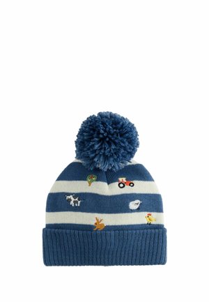 Next, EMBROIDERED POM BEANIE - Beanie - blue farm