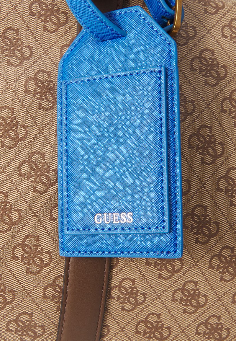 Sac De Voyage GUESS Pisa Double Zip Weekender – Gris/bleu, Homme, Polyuréthane