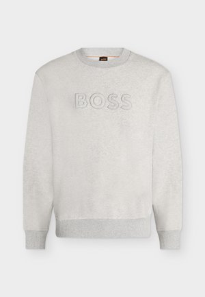 BOSS, WE LOGO - Sweater - open grey