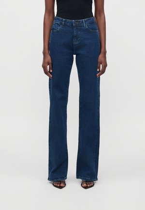 Noisy May, NMYOLANDA - Wide Leg - dark blue denim