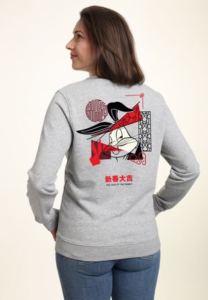 Henry Tiger LOONEY TUNES BUGS BUNNY UNISEX jasnoszary melanż