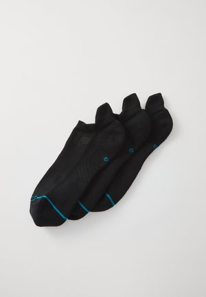ICON LOW TAB UNISEX 3 PACK - Socks - black/black