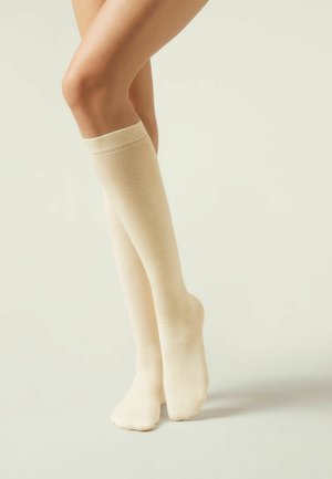 Calzedonia CALZEDONIA - Knæstrømper - hautfarben  milk white