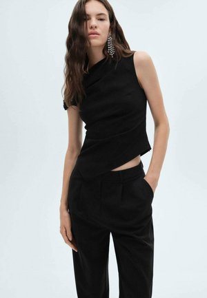 Mango Blúzka - black