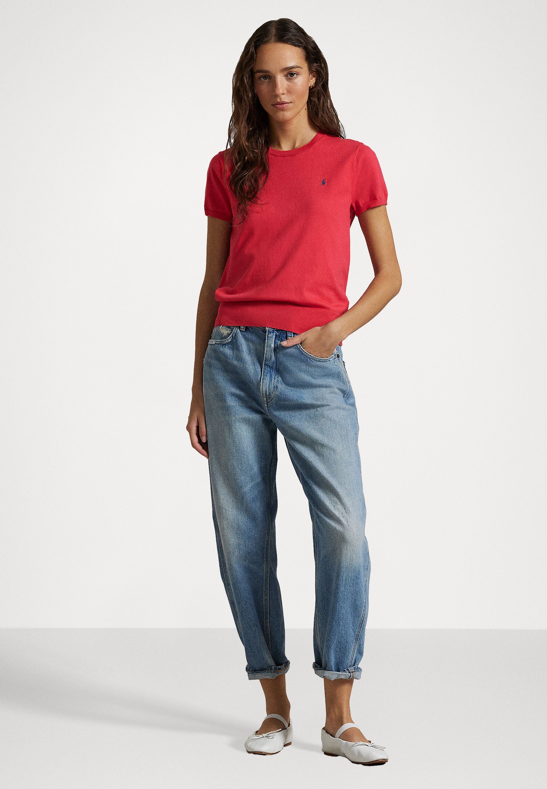 Polo Ralph Lauren PIMA COTTON SHORT SLEEVE PULLOVER - Basic