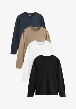 4 PACK REGULAR FIT - Hosszú ujjú felső - navy white black stone