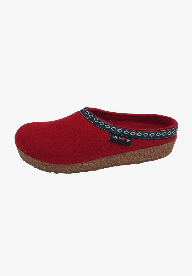 Haflinger GRIZZLY FRANZL - Slippers - rubin