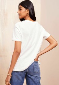 Friends Like These ROUND NECK LOGO-REGULAR FIT - Marškinėliai su spaudiniu - palm blue