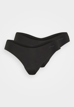 HIPSTRING 2 PACK - Tanga - black