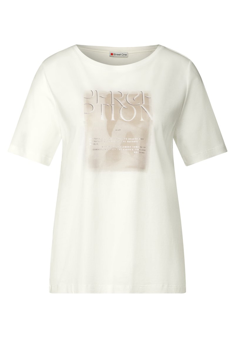 T-shirt We Should All Be Feminists Jersey di cotone e lino bianco