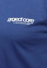 Jack & Jones JCOUNION BACK PRINT TEE CREW - Marškinėliai su spaudiniu - beaucoup blue