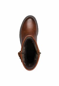 Marco Tozzi Bottines de cowboy / motard - cognac comb