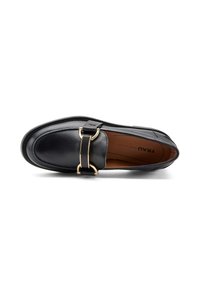 Frau Shoes LOAFERS WITH CLASP DETAIL - Scarpe senza lacci - black