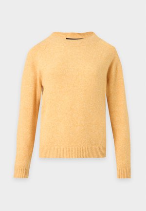 Vero Moda, VMDOFFY LS O-NECK BLOUSE NOOS - Strickpullover - golden spice melange