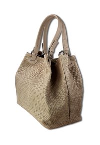 DrachenLeder Handtas - taupe beige braun