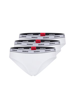 TRIPLET BRIEF STRIPE 3 PACK - Īsās apakšbikses - white