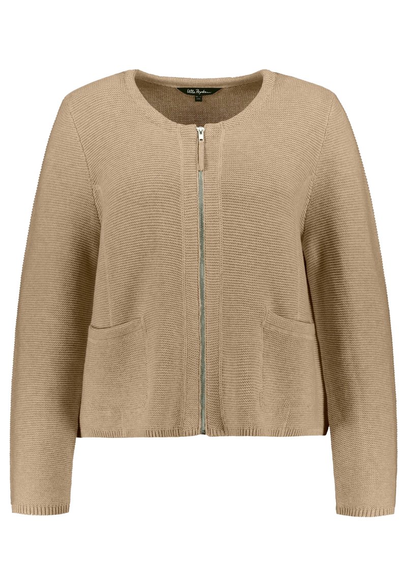 Damen Strickjacken | Ulla Popken Strickjacke beige - RK50151 Damen Strickjacken | Ulla Popken Strickjacke beige - RK50151