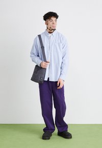 Carhartt WIP DOWLEN SHIRT - Shirt - dowlen stripe/ bleach / white