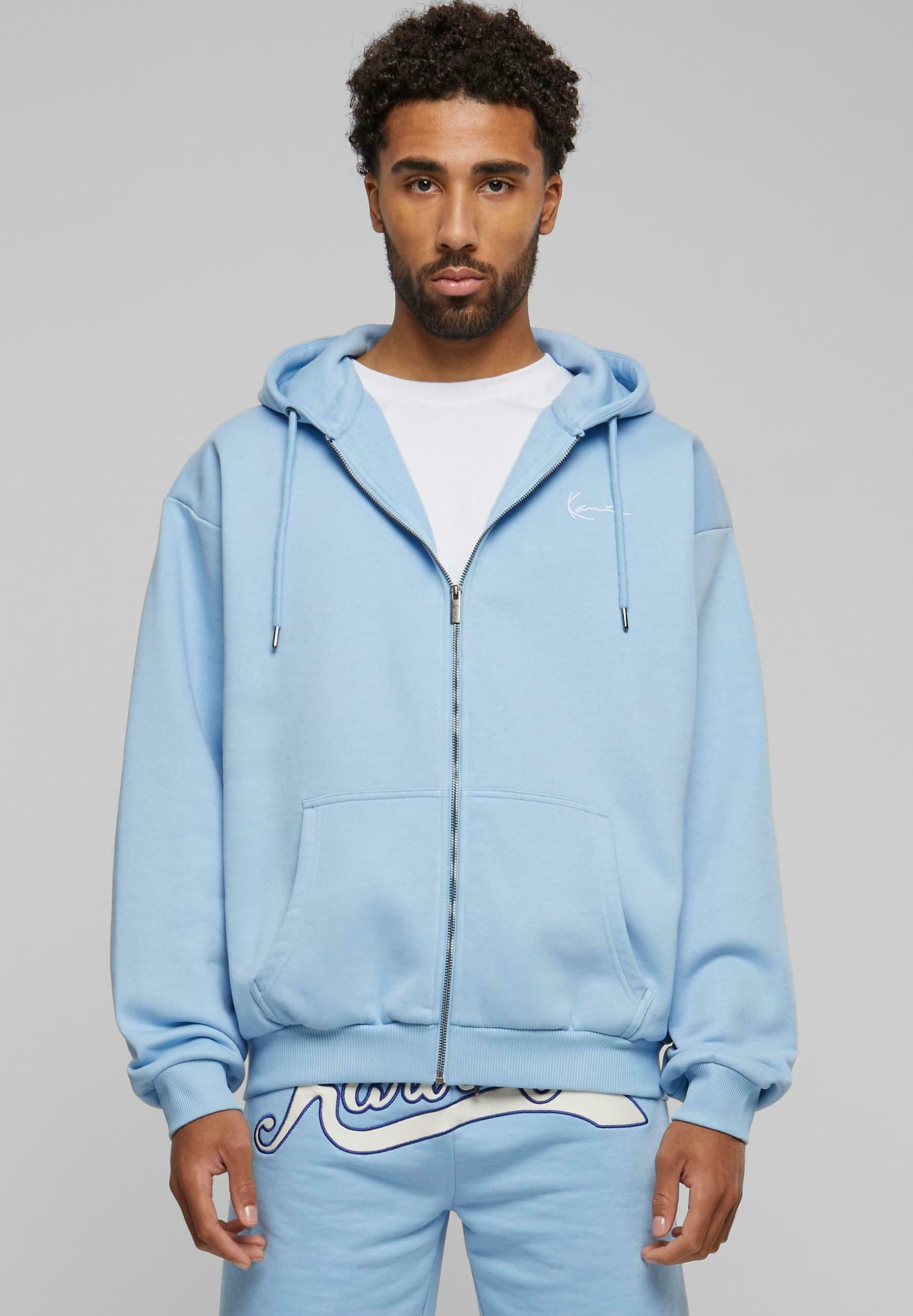 KARL KANI◆カールカナイ フーディー Diner Hoodie [light blue] KARL KANI◇カールカナイ フーディー Diner Hoodie [light blue