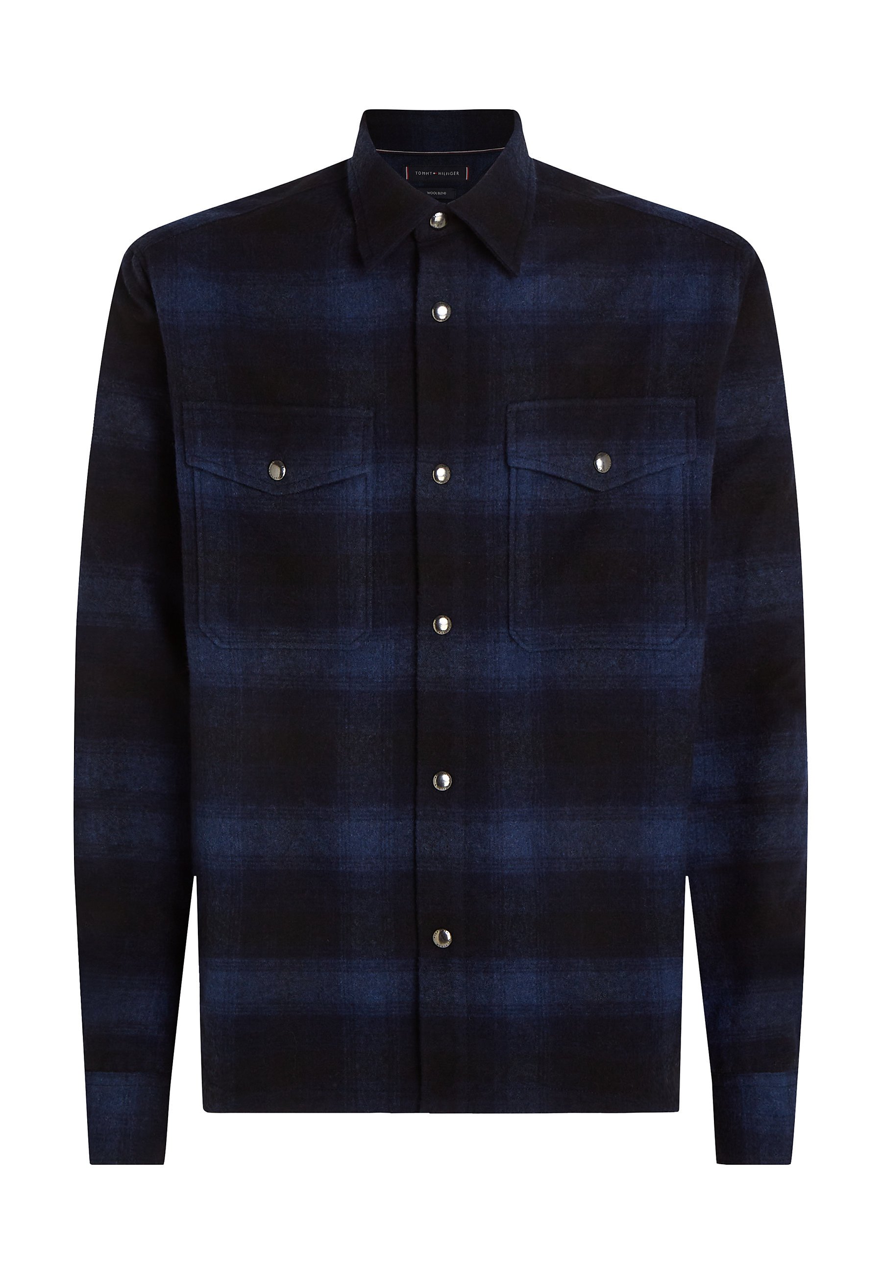 Tommy Hilfiger BRUSHED CHECK OVER - Lehká bunda - desert sky multi